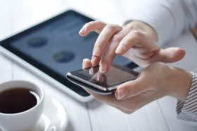 Smartphones und Tablet