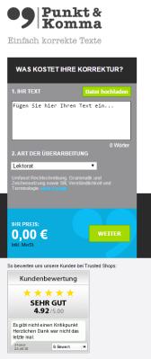 Preisrechner: was kostet eine professionelle Textkorrektur