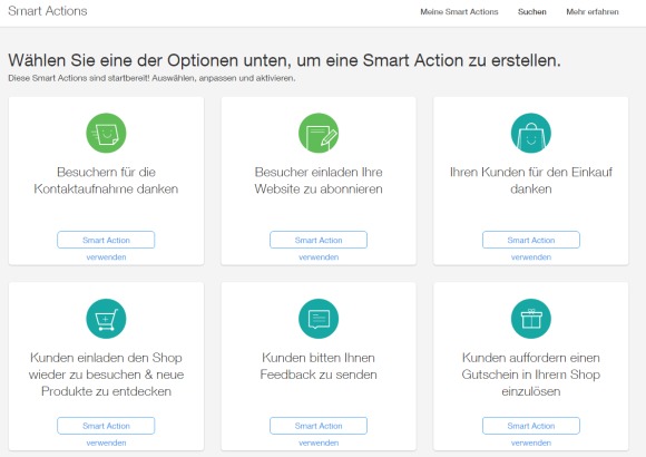 WixStore Online Shop Smart Action