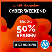 HP Black Friday & Cyber Weekend 2018 mit bis zu 50% Rabatt und vielen Angeboten von Notebooks bis Zubehör