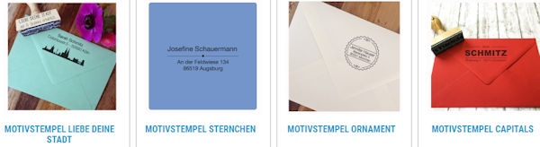 Adresstempel - Auswahl bei Stempelwerk.de