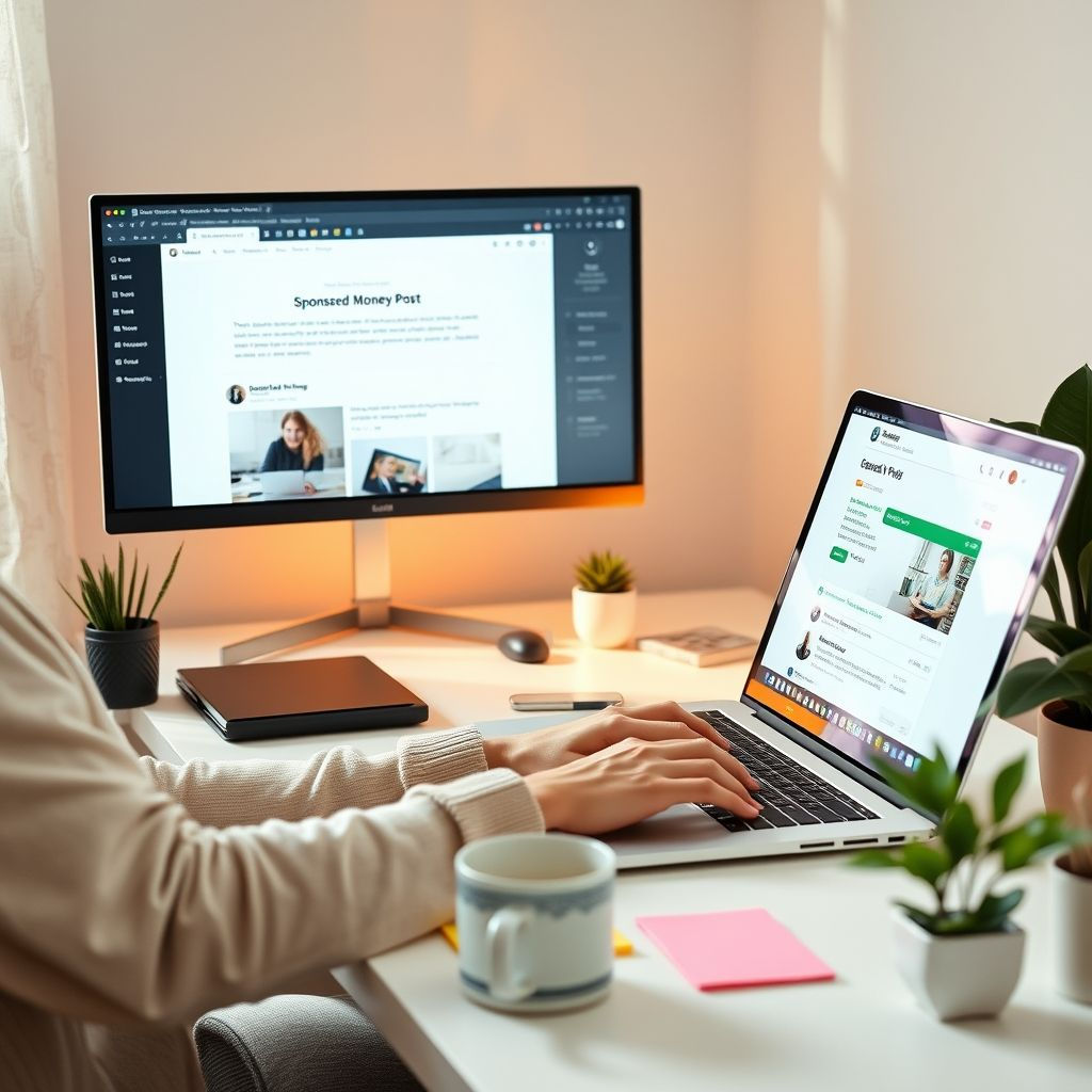 Blogger sponsored posts