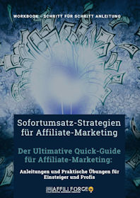 Affiliate Marketing Sofortumsatz Workbook